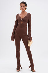 LUX LIFE SEAMLESS LEGGING IN BROWN