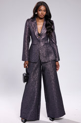 HIGH STANDARD BROCADE TROUSER