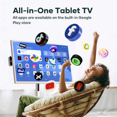 Portable TV Stand with Wheels for 32 Inch TVs