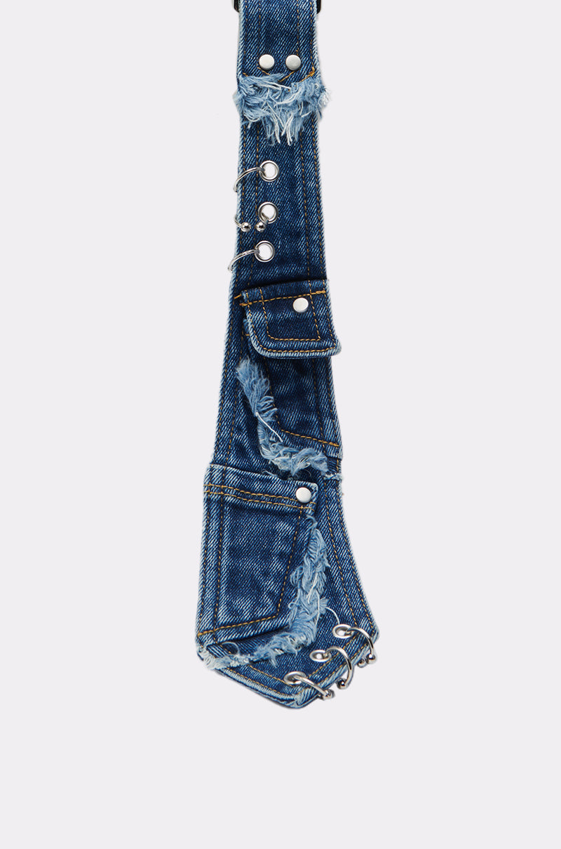 MIXED FEELINGS DENIM TIE