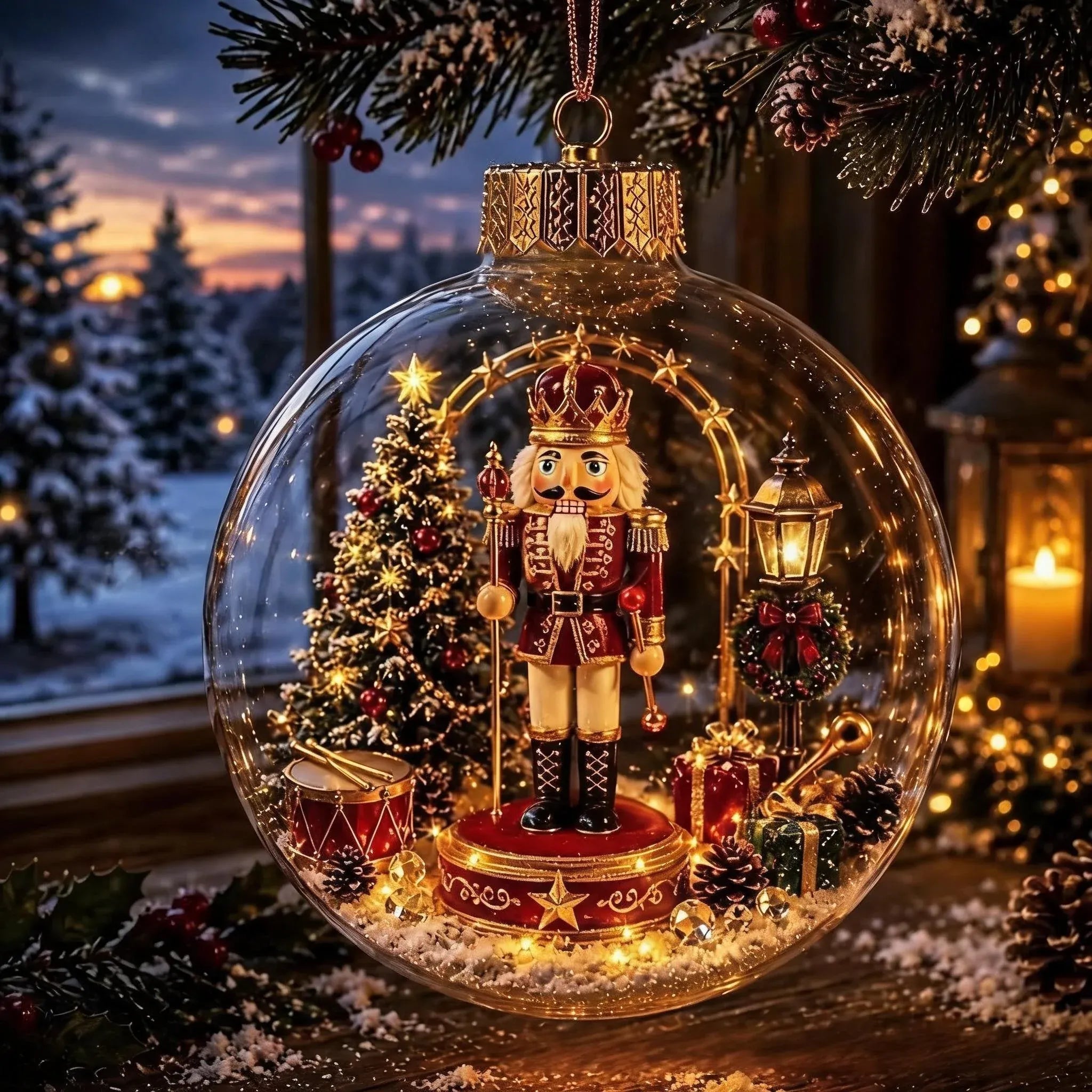 🎄Glowing Christmas Diorama Ornament🎄
