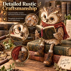 🦉📚Reading Owl Figurine
