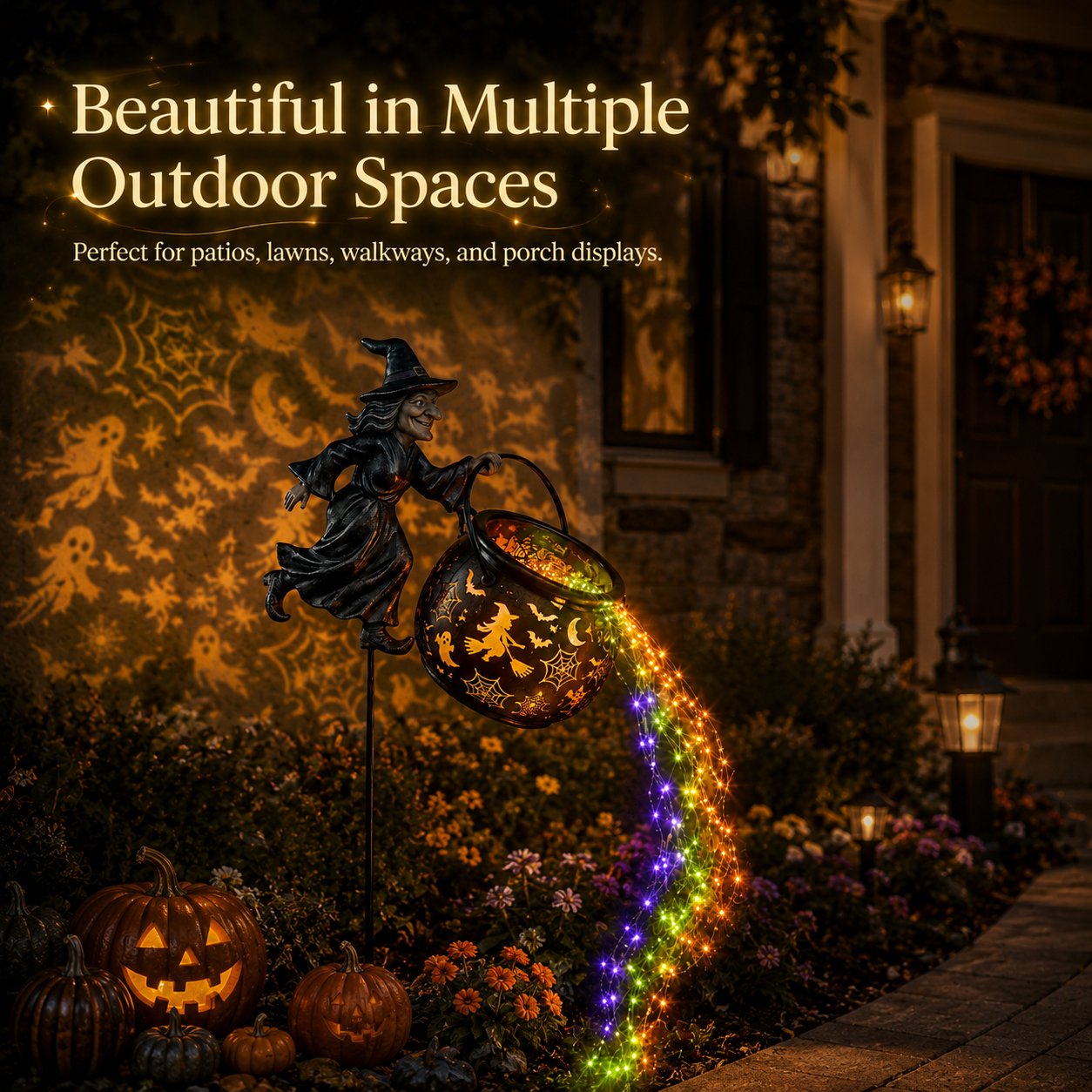 Halloween Witch Cauldron Garden Light🧙‍♀️