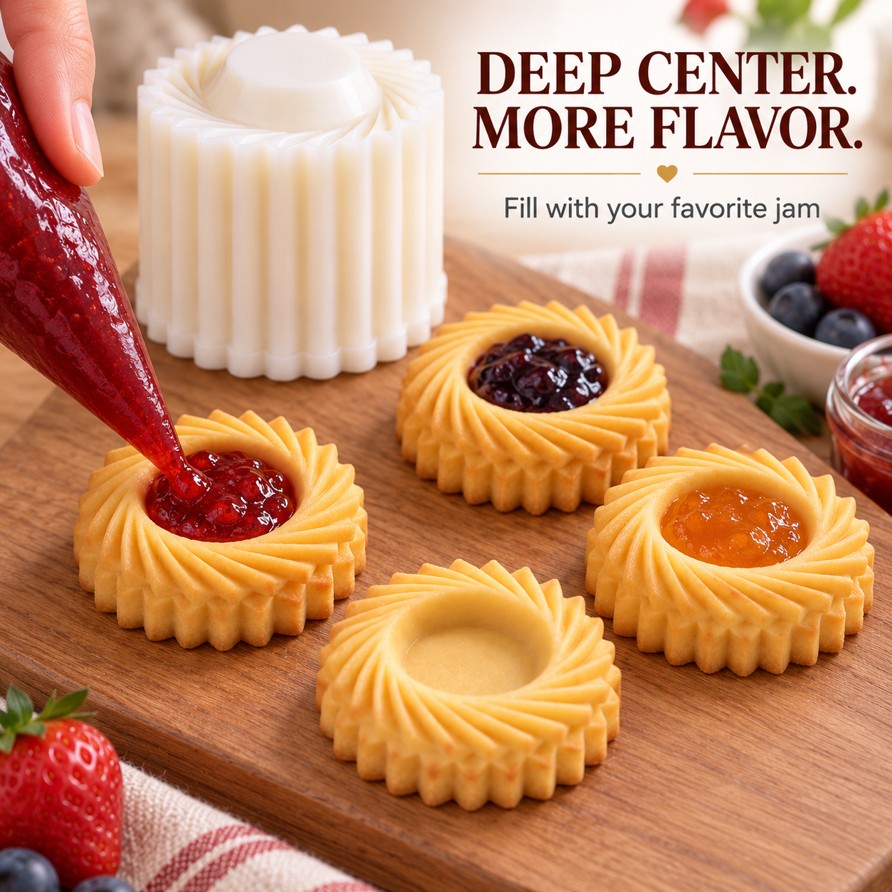 ⏰Creative Double-Ended Pastry Mold
