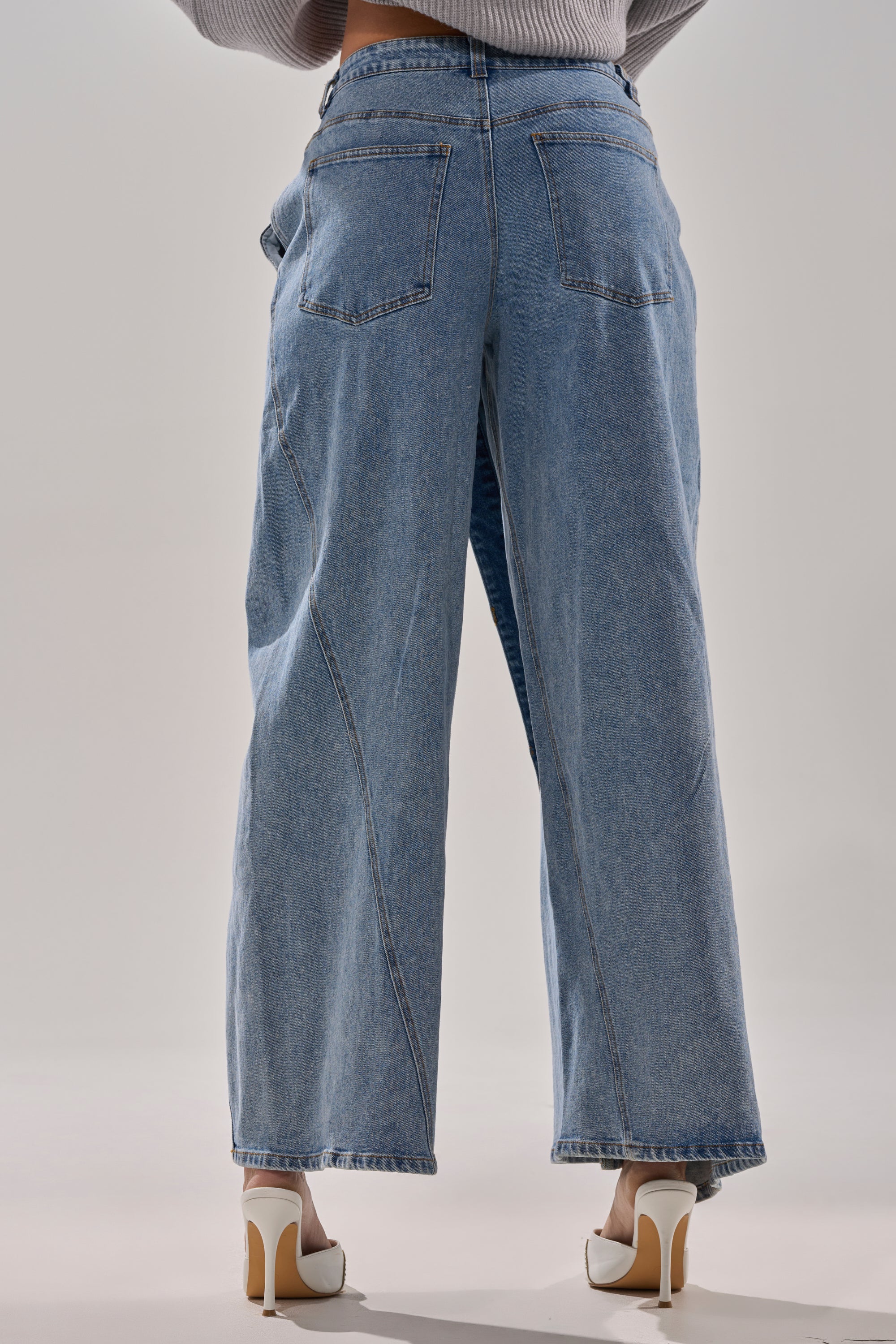 COVERED UP RELAXED DENIM PANT