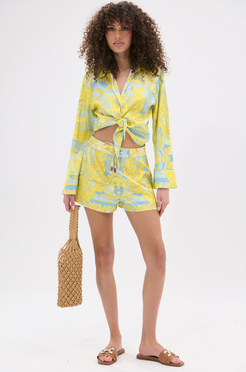 FLORAL PARTY SHORT