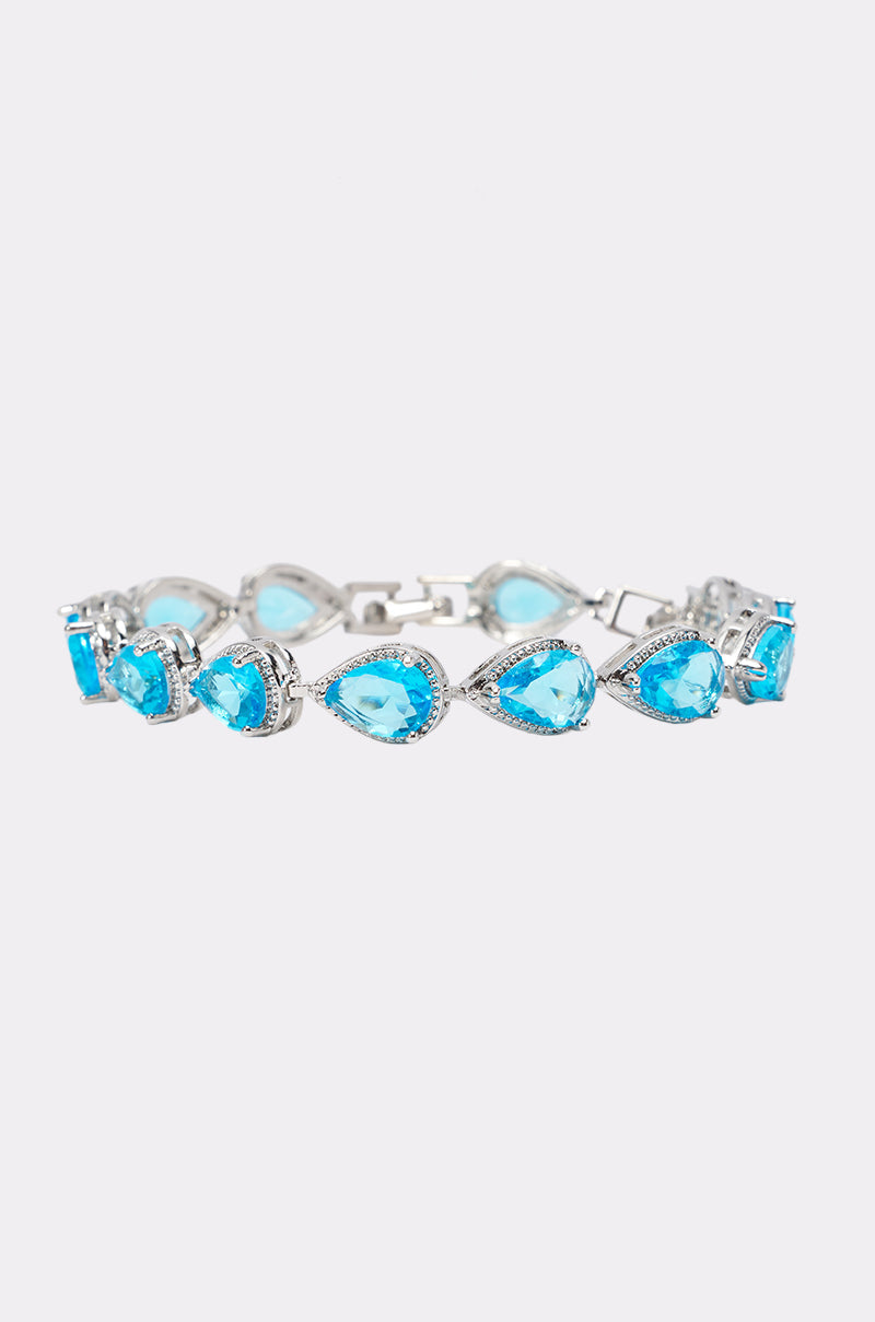 AQUA CZ BRACELET