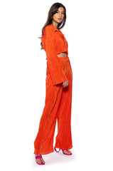ADVENTURE TO MY WORLD PULL ON WIDE LEG PANT IN GREEN