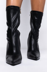 AZALEA WANG YOURE IN THE MOOD FOR A DANCE BOOTIE IN BLACK PU