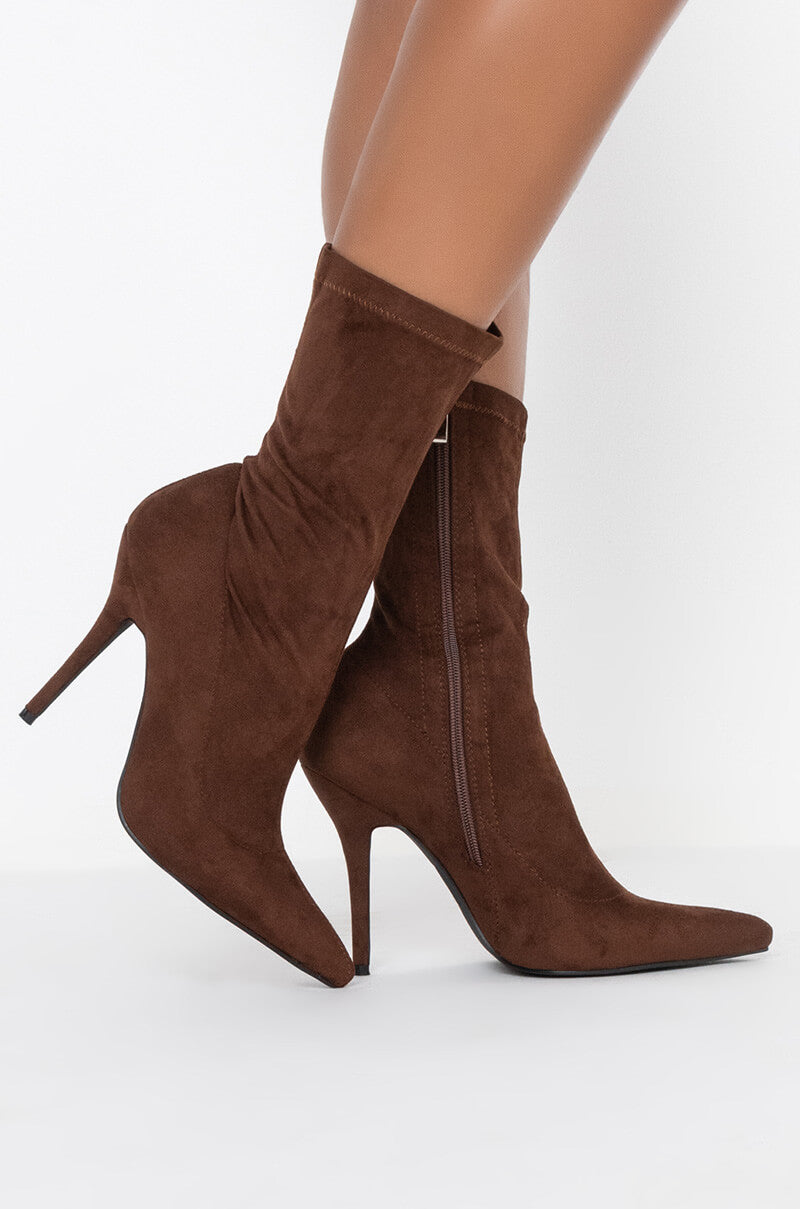 AZALEA WANG YOURE IN THE MOOD FOR A DANCE BOOTIE IN BROWN