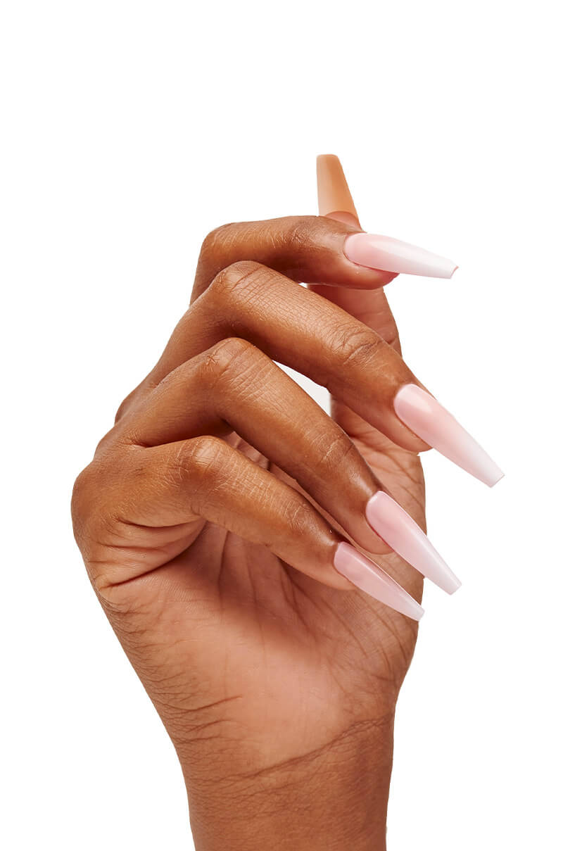BABY BOOMER LONG COFFIN LUXURY PRESS ON NAILS