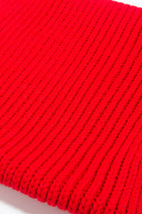 BAILEE KNIT MATCHING INFINITY SCARF RED