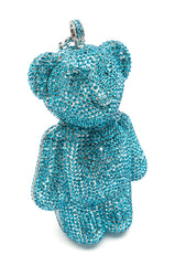 BEARRY CUTE RHINESTONE CLUTCH