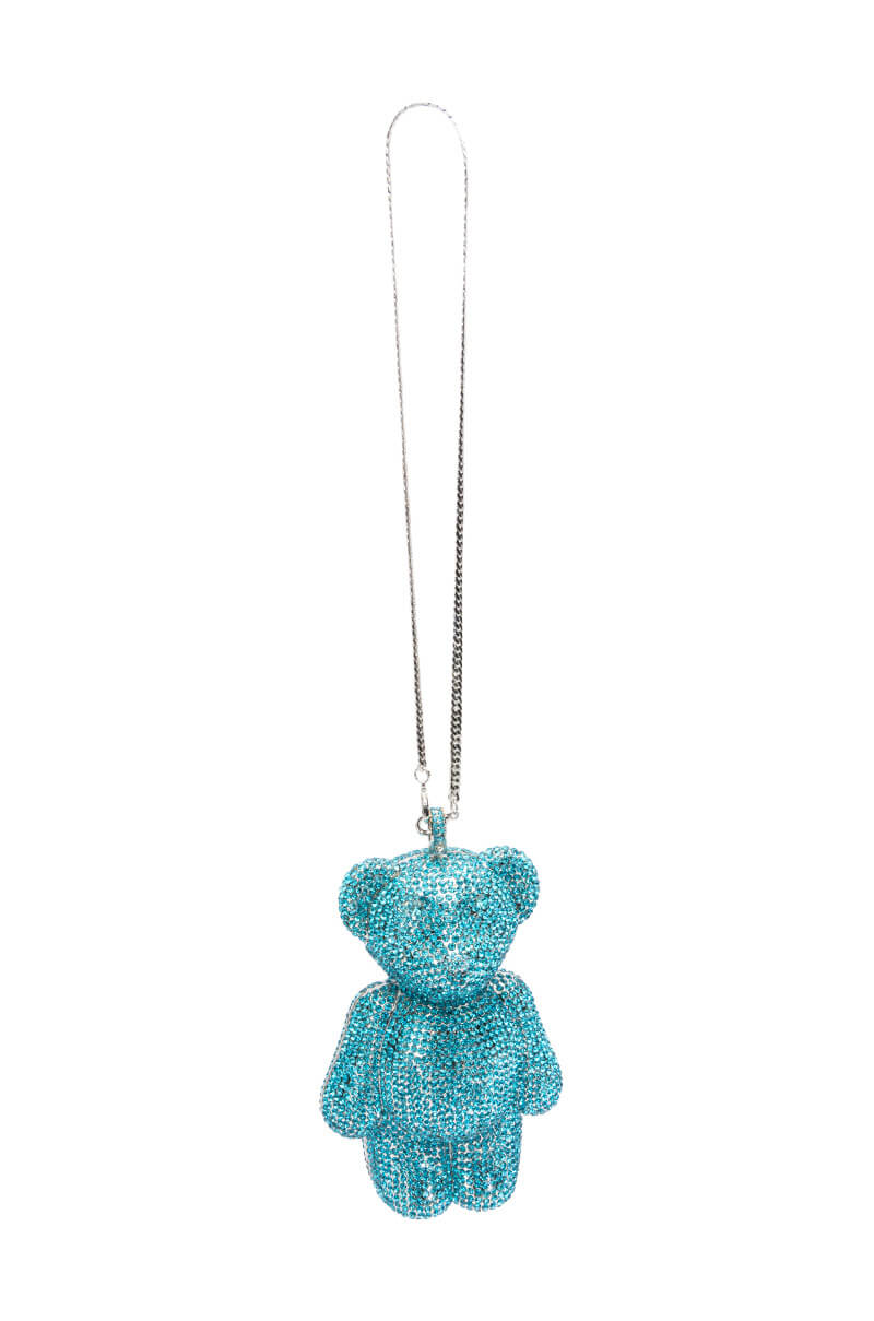 BEARRY CUTE RHINESTONE CLUTCH