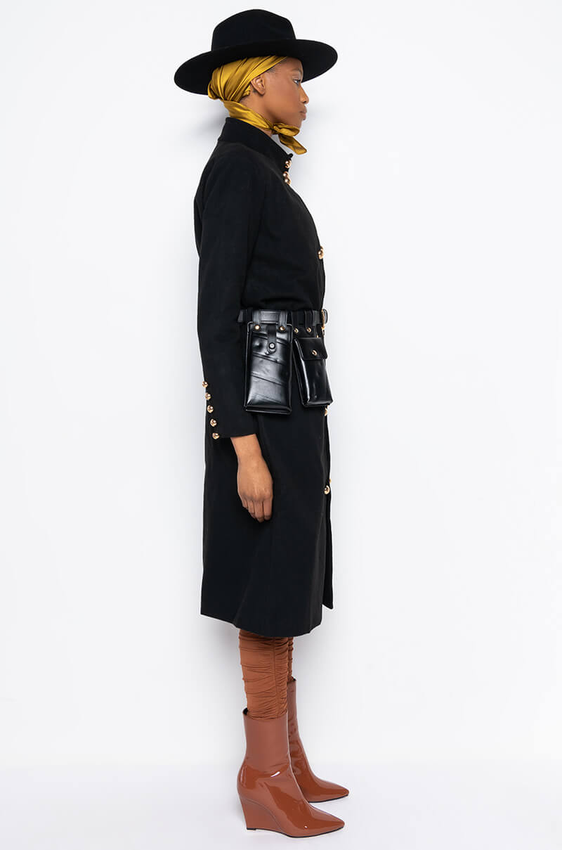 BERLIN TRENCH JACKET WITH UTILITY BELT
