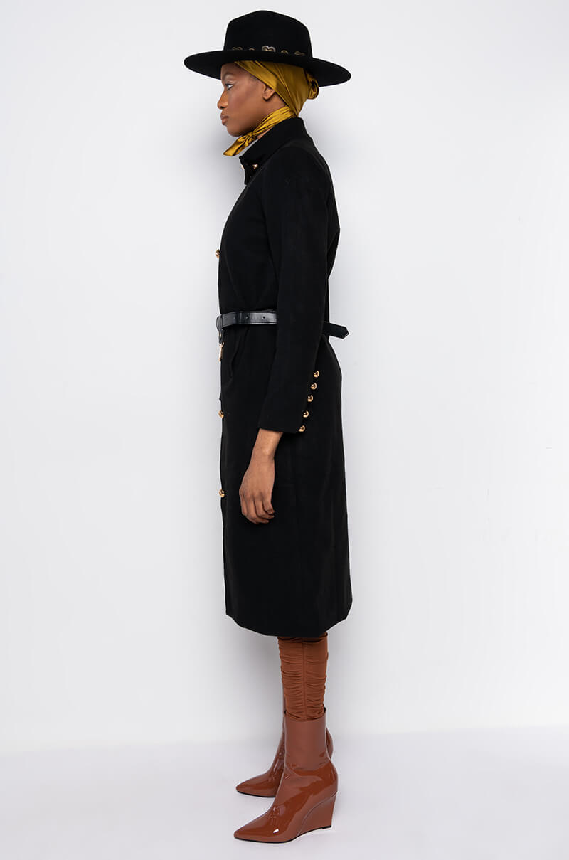 BERLIN TRENCH JACKET WITH UTILITY BELT