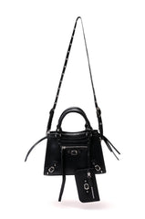 BERNADETTA STRAPPY BLACK BAG