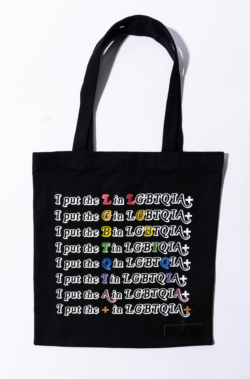 BLACK QUEEN OVERSIZED CANVAS TOTE