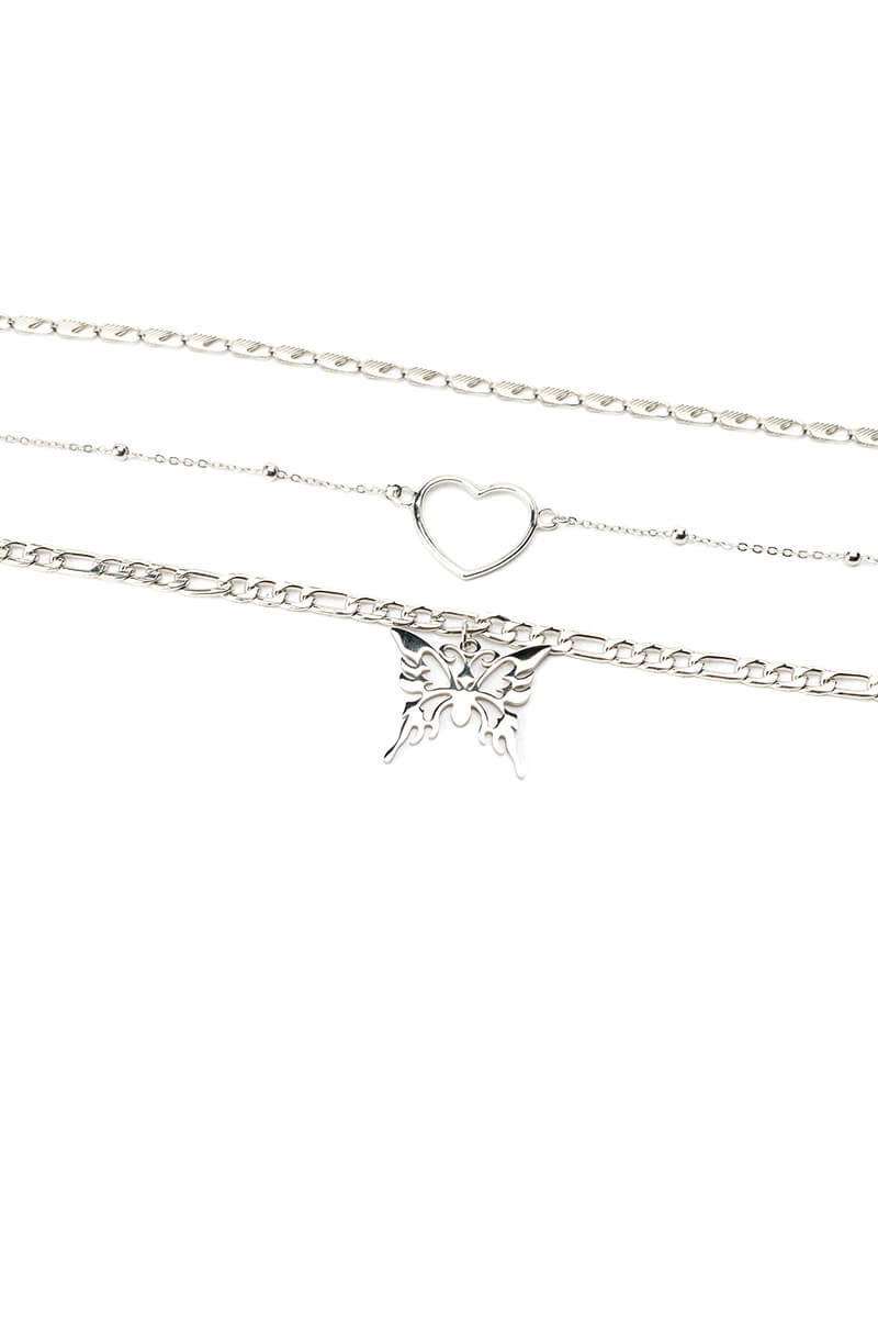 BUTTERFLY DOORS NECKLACE SET