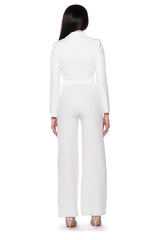 CALISTA LONG SLEEVE BLAZER JUMPSUIT