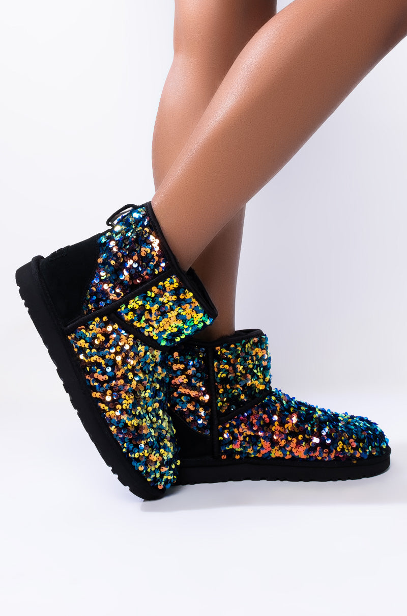 CLASSIC MINI STELLAR SEQUIN UGG BOOTIE