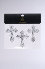 CROSSES HAIR AND BODY GEMS