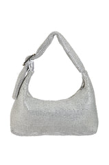 DARYA BAG WITH MESH DIAMONDS IN BLACK