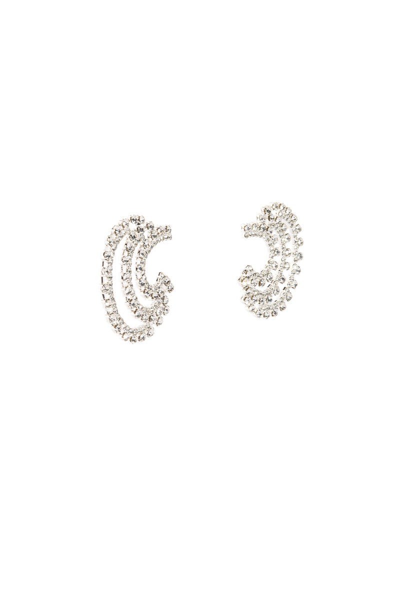 DAYANNE BLING STUD IN SILVER