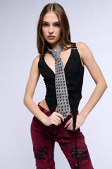 DELILA STUDDED TIE