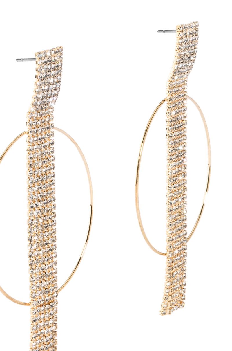DISCO FEVER EARRING IN GOLD