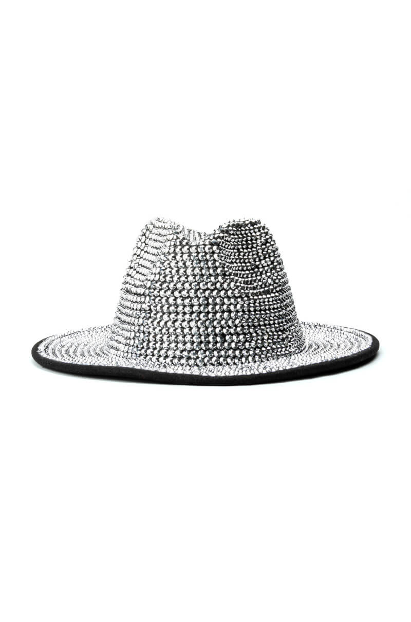 DISCO LIGHTS SILVER FEDORA