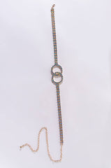 DOLCE RHINESTONE CHAIN BELT