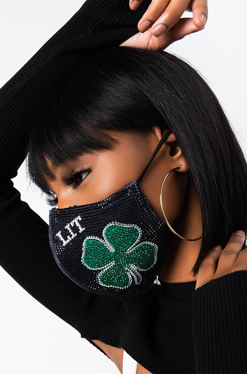 DONT PINCH ME GET LIT FASHION FACE COVER