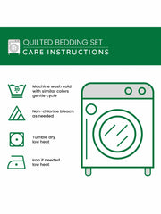 North Pole Express Quilted Bedding Set