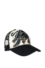 ED HARDY RHINESTONE PANTER TRUCKER HAT