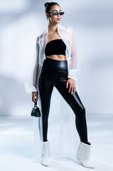 HITCHED SHEER CHIFFON TRENCH
