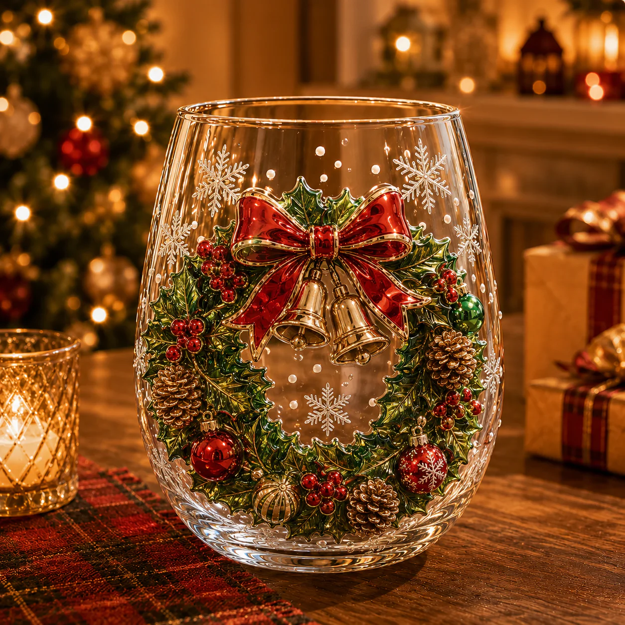 🎁Magical Christmas Glass Cup Gift Collection✨