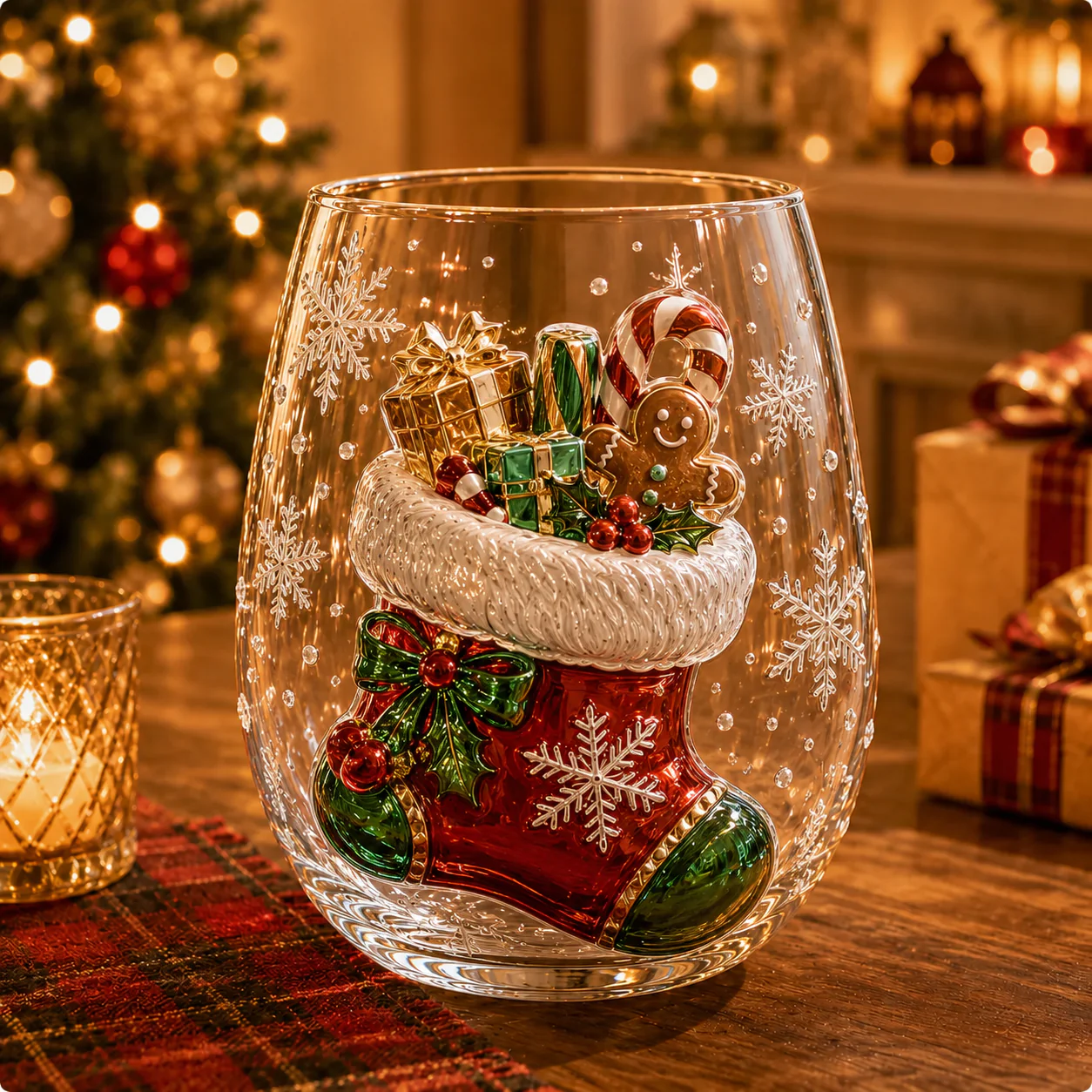 🎁Magical Christmas Glass Cup Gift Collection✨