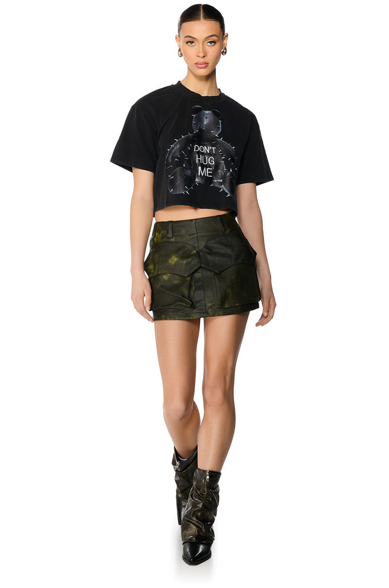 PHOEBE OVERSIZED POCKETS MINI SKIRT
